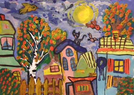 Конкурс рисунков осень