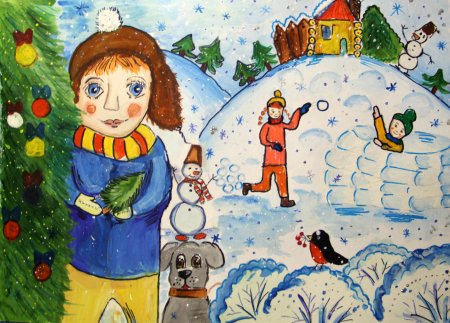 Новогоднее чудо рисунок