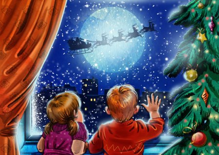 Рисунки на новый год