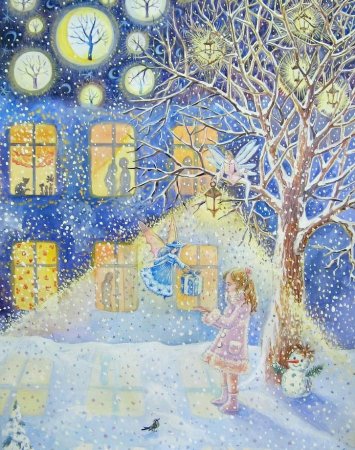 Анастасия Столбова иллюстрации Рождество
