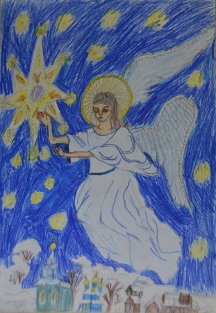 Рождественские рисунки