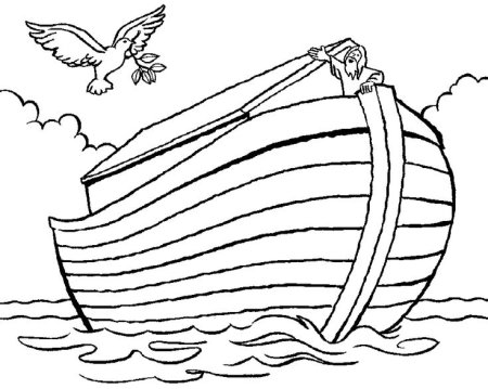 Библейский сюжет Ноев Ковчег рисунок