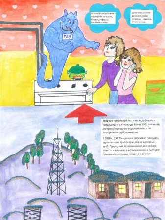 Конкурс рисунков Газпром