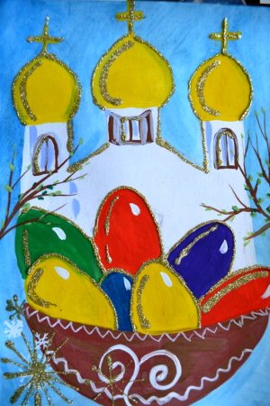 Пасха рисунки фломастерами для детей