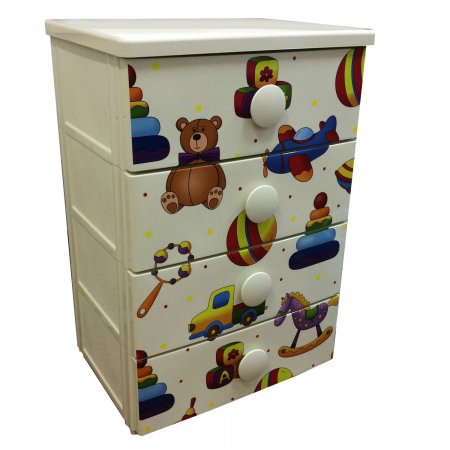 Комод Элластик пласт роза