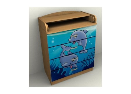 Комод пеленальный с узором