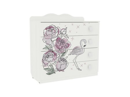 Комод Соня 80/4 белый