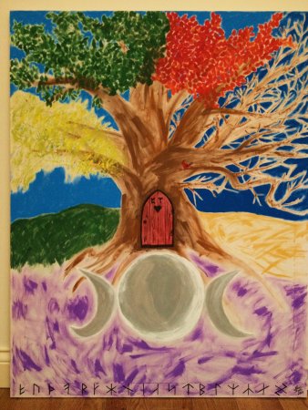 Рисование волшебное дерево