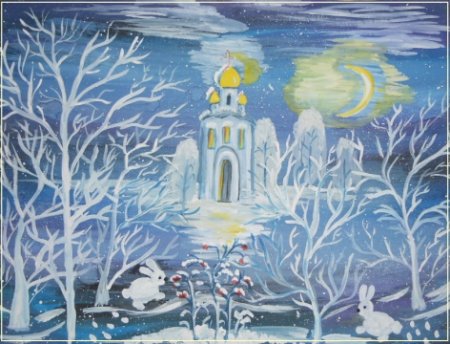 Рождество рисунок