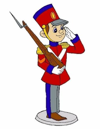 Рисунок на тему оловянный солдатик