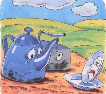 Чуковский Федорино горе посуда