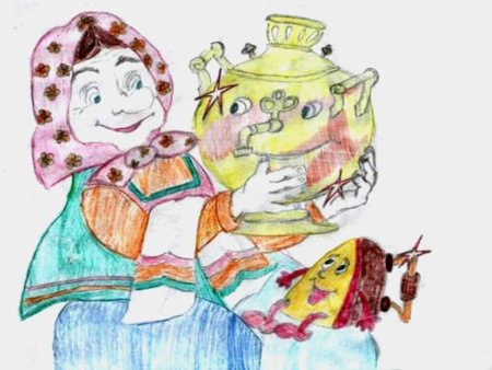 Чуковский Федорино горе нарисовать