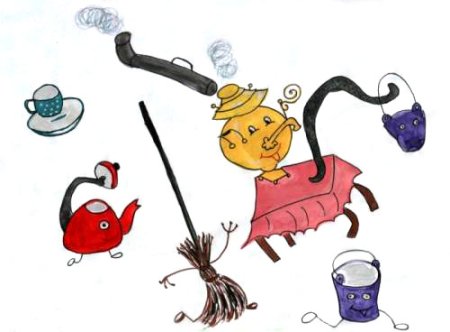 Рисунок к сказке Федорино горе