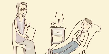 Психолог иллюстрация