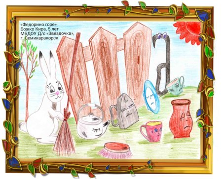 Рисунок на тему Федорино горе