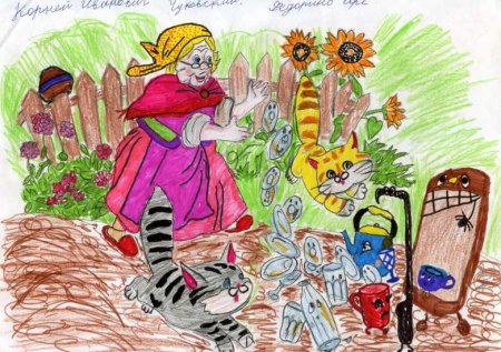 Сказки Чуковского рисунки Федорино горе