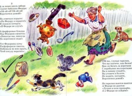 Иллюстрации к сказкам Чуковского Федорино горе