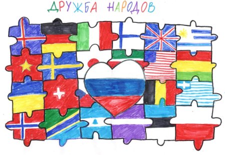 Конкурс рисунков Дружба народов