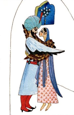 Рисунок к сказке Калиф Аист