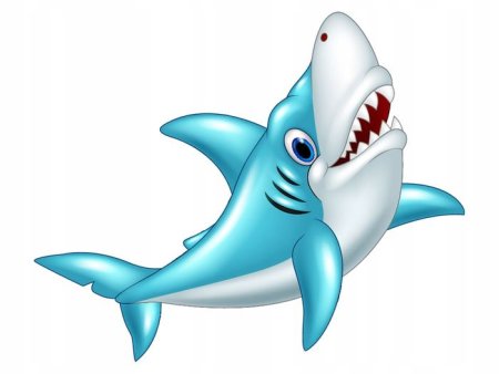 Акулы мультяшные