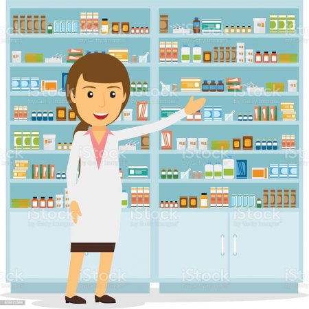 Фармацевт нарисованный