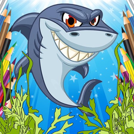 Акула мультяшный