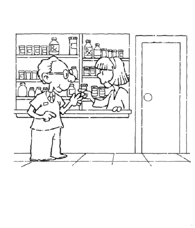 Аптека раскраска для детей