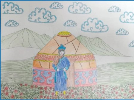 Рисунок мой Казахстан