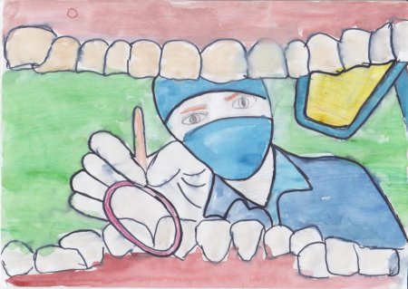 Рисунки на тему медицина глазами детей