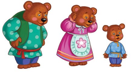 Сказка три медведя Настасья Петровна