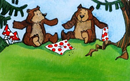 Сказка три медведя Настасья Петровна