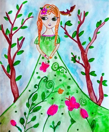 Рисунок на тему Весна