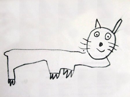 Детские корявые рисунки