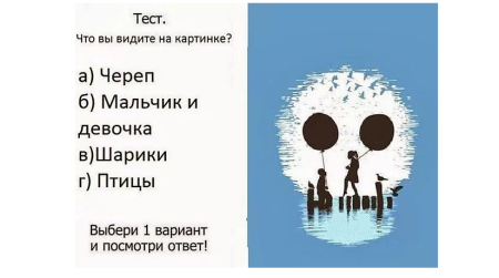 Психологические тесты в картинках