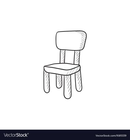 Рисование стула для малышей