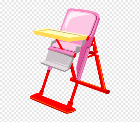 Детский стул вектор