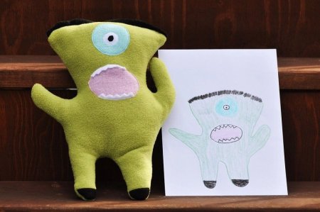 Игрушки по эскизам детей