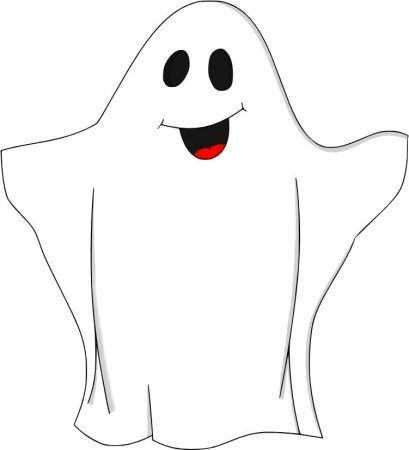 Хэллоуин призрак раскраски для детей premium векторы