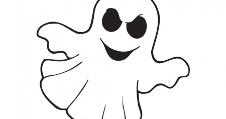 Раскраски Хэллоуин призраки