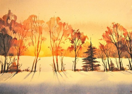 Рисование акварелью