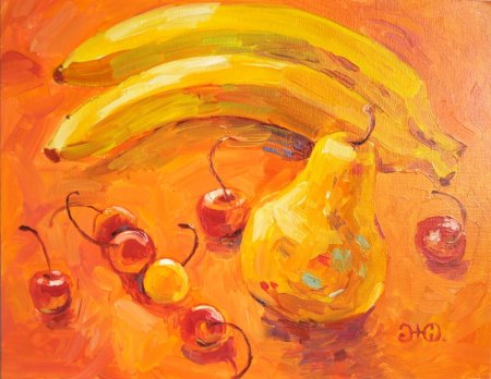 Натюрморт в теплой гамме