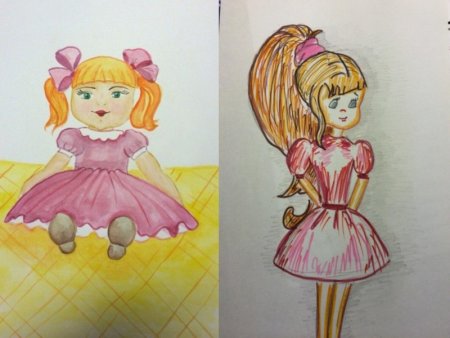 Кукла для рисования