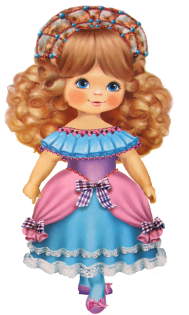 Кукла рисунок для детей легкий