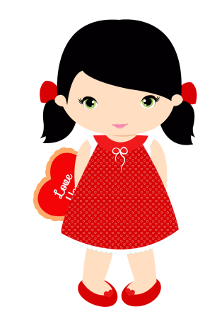 Кукла для детей на прозрачном фоне