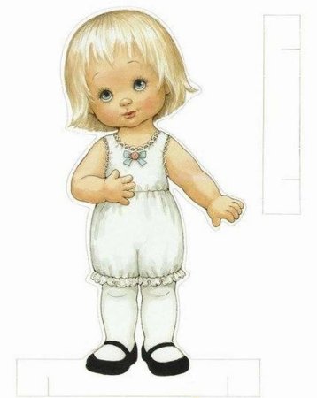 Раскраска кукла