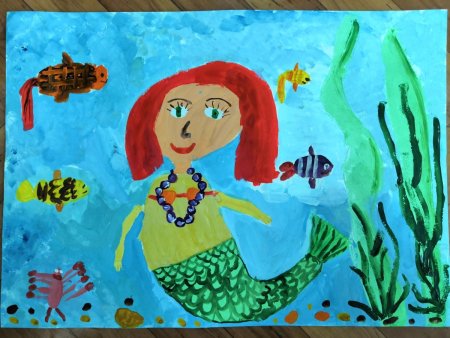 Рисунок Русалочка Ганс христиан Андерсен