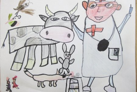 Рисунок на тему ветеринар