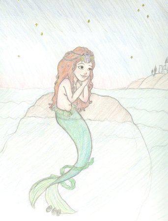 Детские рисунки Русалочка