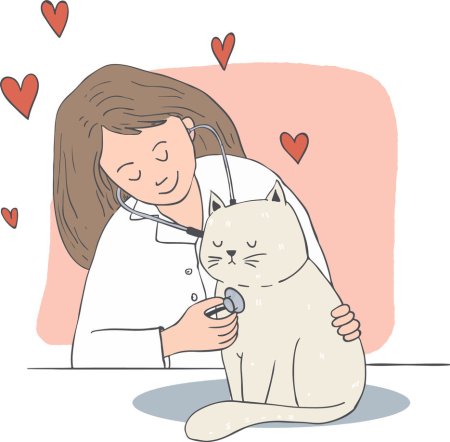 Ветеринар иллюстрация