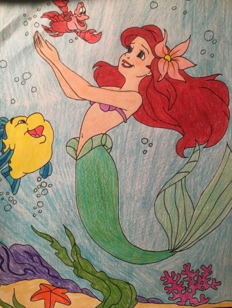 Рисунок Русалочка Ганс христиан Андерсен